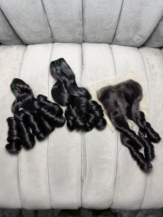 Vietnamese Bouncy curls bundle