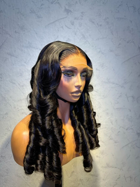 Deluxe 4x4 bouncy curls wig MY CH