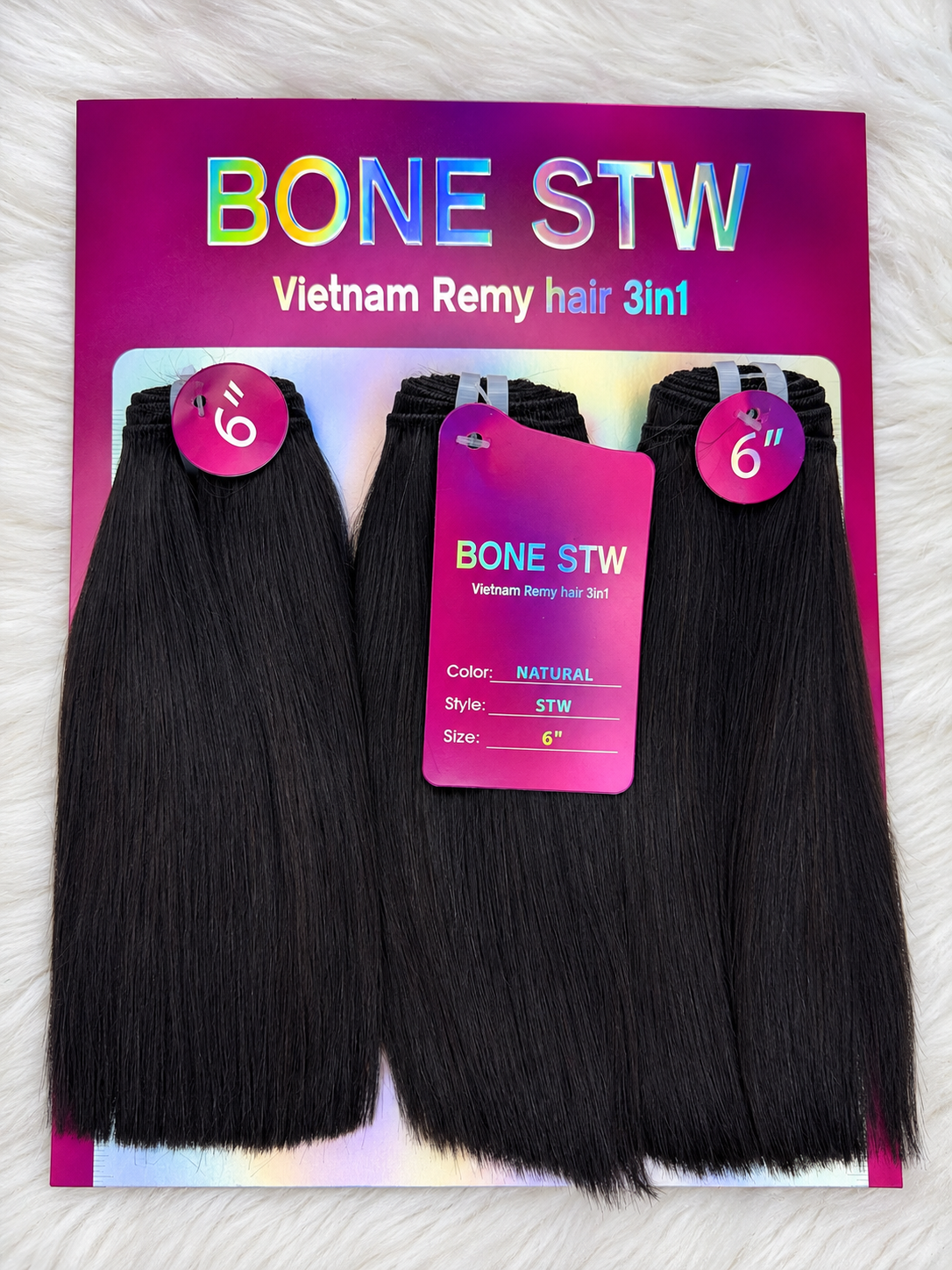 Tiffany 3 in 1 Bone Straight