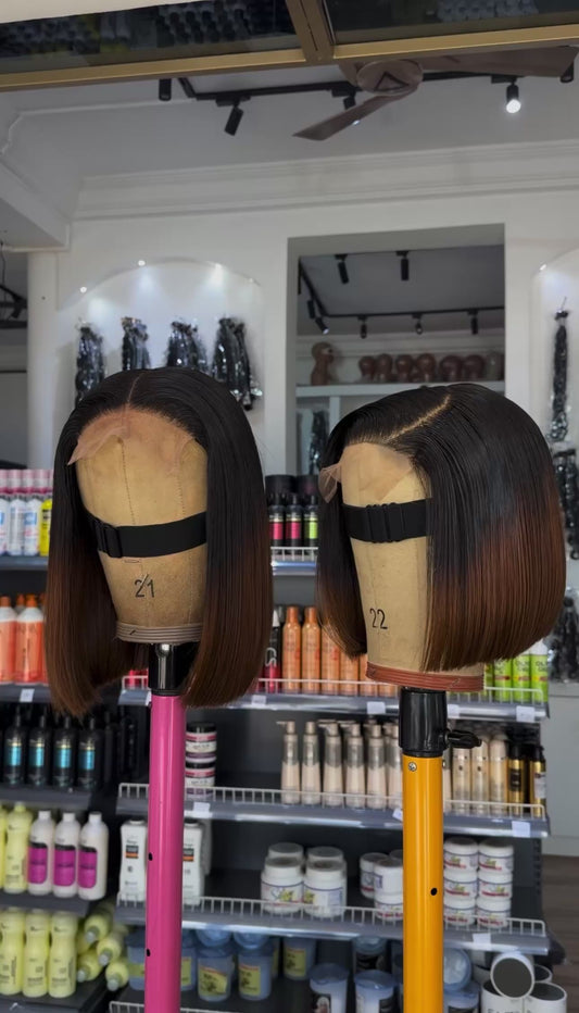 5x5 SDD Bob wig color 1b/4 YFY